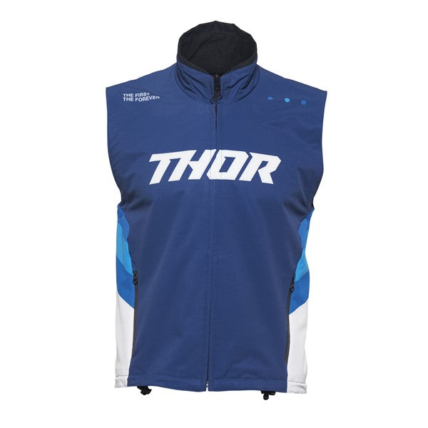 ベスト THOR ウォームアップ NAVY/WH M