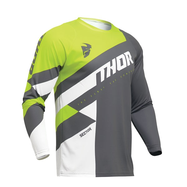 ジャージ THOR SECTOR CHECKER チャコール/ACID XL ※