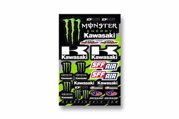 デカール DCOR/16 ステッカーキット 12mm MONSTER KAW