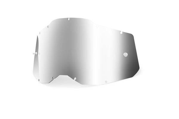 ゴーグルパーツ 100% レンズKIDS(AS2)SILミラー アンチF