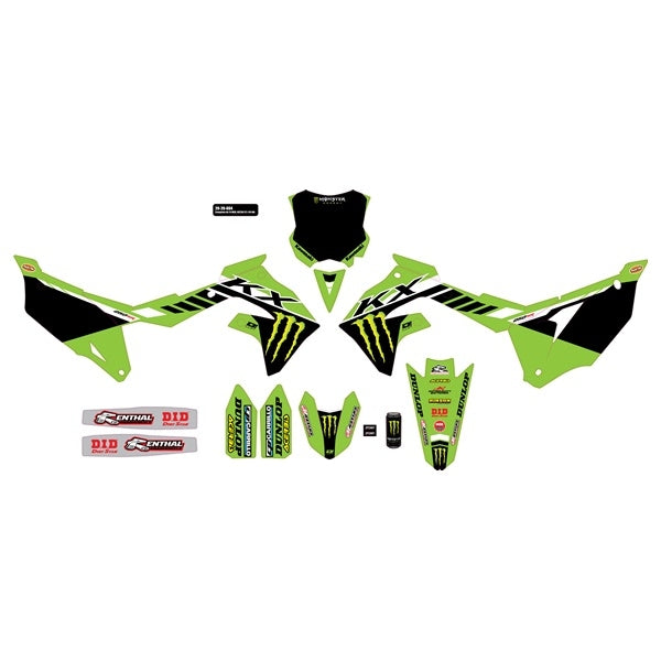 デカール DCOR 24C-KIT MEK KXF250 21~24 BG:BK