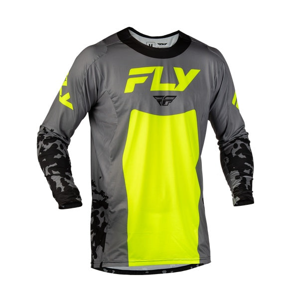 ジャージ FLY27 LITE FLAKE GRY/HI-VIS/BK S