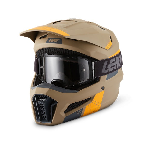 ヘルメットキット LEATT27 MOTO 3.5 カーキBRW L