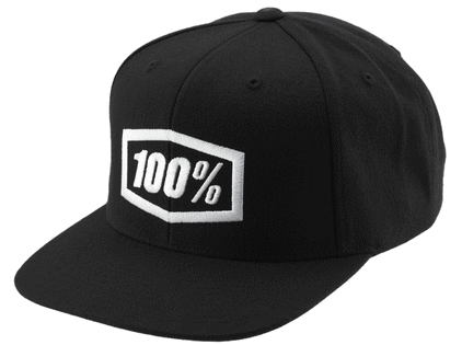 ｷｬｯﾌﾟ 100%/Essential ICON BK sb [100-19]