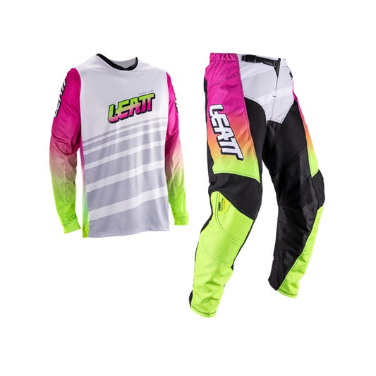 RIDE KIT KIDS LEATT 3.5 Retro Pink XL