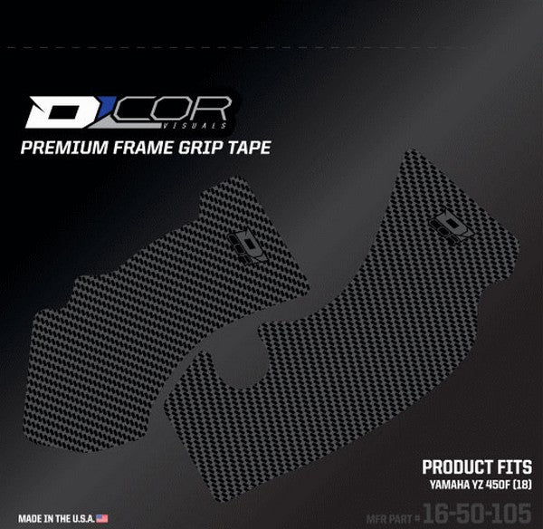 ﾃﾞｶｰﾙ DCOR ﾌﾚｰﾑGRIPTAPE CRF250'22~24, CRF450'21~24 GRY