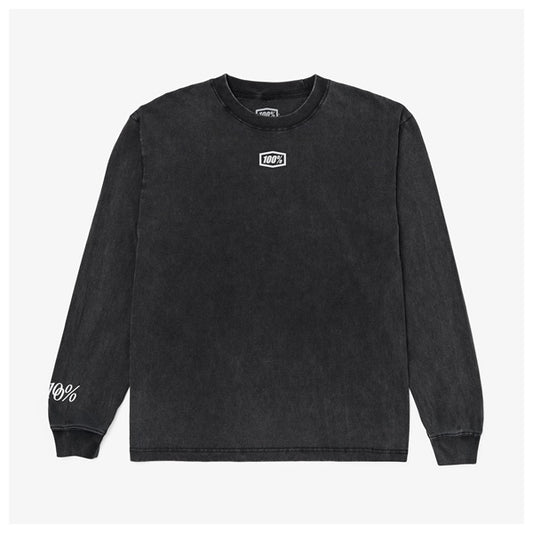 L/S Tｼｬﾂ ｵｰﾊﾞｰｻｲｽﾞ 100% REGION V.Bk L