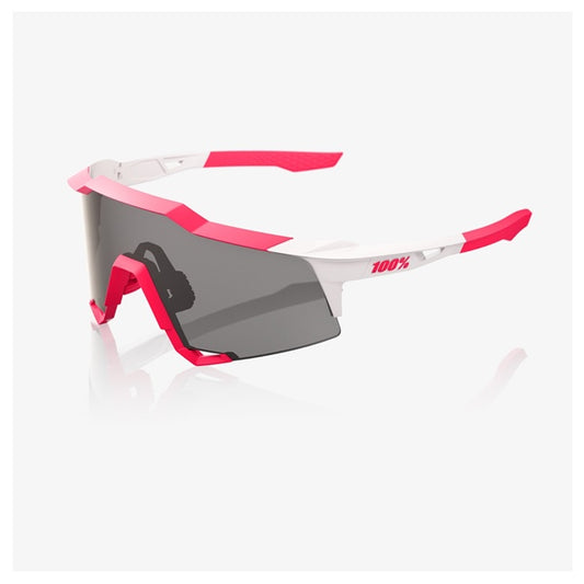 ｻﾝｸﾞﾗｽ100% SPEEDCRAFT Puddy Pink Wh (ｽﾓｰｸ)