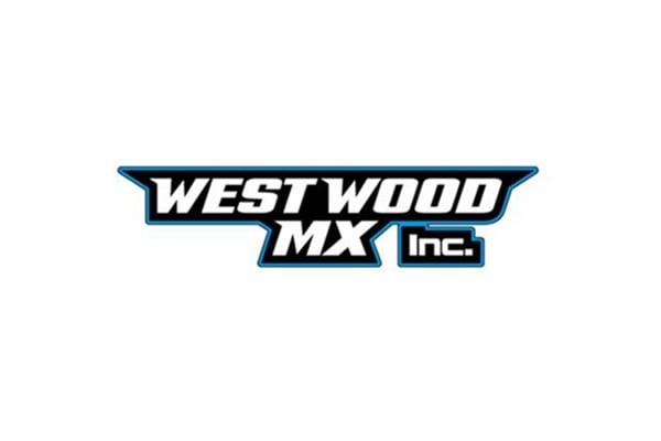 ﾃﾞｶｰﾙ WESTWOODMX ﾛｺﾞｽﾃｯｶｰ 100*24mm