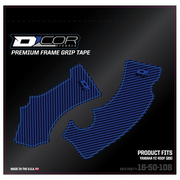 ﾃﾞｶｰﾙ DCOR ﾌﾚｰﾑGRIPTAPE YZF250'24~26, 450'23~25 BU