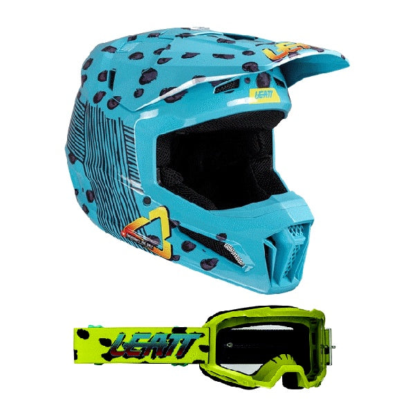 ﾍﾙﾒｯﾄｷｯﾄ KIDS LEATT MOTO 3.5ﾁｰﾀｰ M
